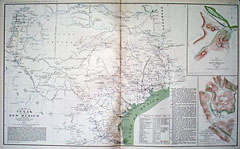 Map of Texas and Part of New Mexico Compiled in the Bureau of Topograph.L Engr's Chiefly for Military Purposes 1857.