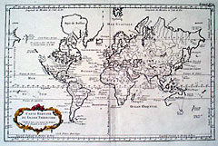 Carte Reduite du Globe Terrestre