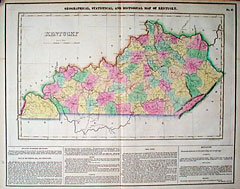 Geographical, Statistical and Historical Map of Kentucky