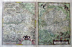 Basiliensis Territorii Descriptio Nova, Auctore Sebastiano Munstero [on sheet with] Circulus sive Liga Sueviae, vulgo Schwabische Kraiss