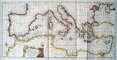 An Accurate Chart of the Mediterranean and Adriatic Seas; with the Archipelago & part of the Black Sea