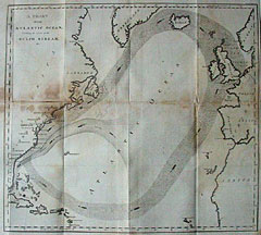 A Chart of the Atlantic Ocean, Exhibiting the course of the Gulph Stream &c