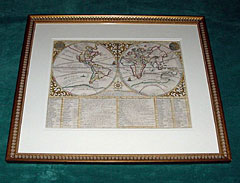 Mapmonde ou Description Generale du Globe Terrestre