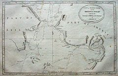 Chart of Norton Sound and of Bherings Strait made by the Eaft Cape of Asia and the Weft Point of America