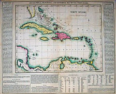 Geographical, Statistical, and Historical Map of the West Indies