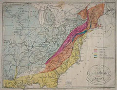 Map of the United States of America., Designed to Illustrate the Geological Memoir of Wm. Maclure Esq.r.