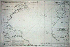 Carte De L'Ocean Atlantique Septentrionale