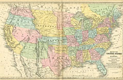 Map of the United States and Canada. Designed to Accompany Smith's Geography for Schools