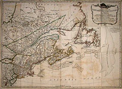 A General Map of the Northern British Colonies in America, which comprehends the Province of Quebec, the Government of Newfoundland, Nova-Scotia, New-England and New-York