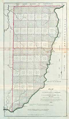Plat of the Seven Ranges of Townships being Part of the Territory of the United States N. W. of the River Ohio