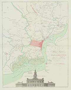 A Plan of the City and Environs of Philadelphia