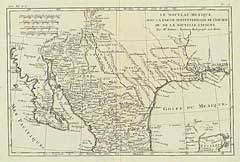Le Nouveau Mexique, avec la partie Septentrionale de L' Ancien, ou de la Nouvelle Espagne