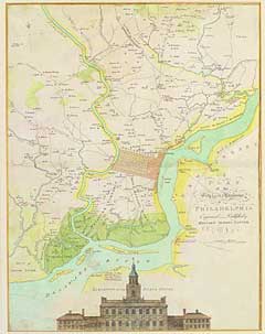 A Plan of the City and Environs of Philadelphia