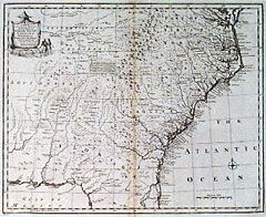 A New and Accurate Map of the Provinces of North and South Carolina Georgia &c