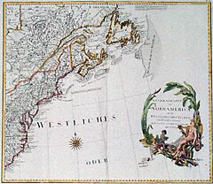 General Karte Von Nord America samt den Westindischen Inseln