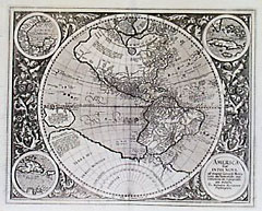 America sive India Nova, ad Magnae Gerardi Mercatoris Avi Universalis Imitationem, in Compendium Redacta