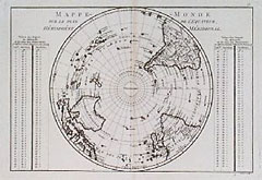 Mappe-Monde Sur le Plan de L'Equateur, Hemisphere Meridonal