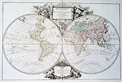 Mappe Monde ou Description Du Globe Terrestre