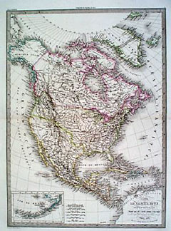 Carte De L'Amerique Septentrionale