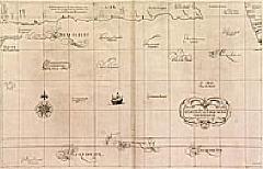 Carta particolare della parte Orientale del Isola di Iezo..