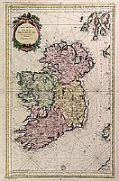 Carte Reduite des Isles Britanniques..L'Irelande