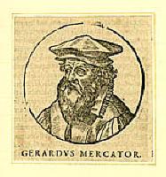 Portrait of Gerard Mercator.