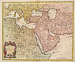 A map of Turkey Arabia and Persia 