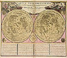 Tabula Selenographica..Hevelii quam Riccioli..