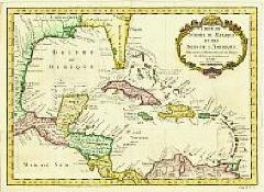 Carte du Golphe du Mexique et des Isles de L'Amerique