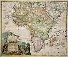 Africa Secundum legitimas Projectionis Stereographicae regul